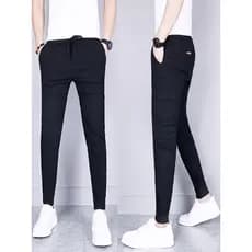 Verão novo estilo pés pequenos calças casuais homens cor sólida 9 pontos magro-ajuste Harem calças influenciador Legging