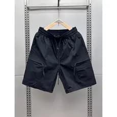 Verão estilo fino gelo seda de secagem rápida Shorts esportivos masculino bonito All-Match Casual cor sólida solto rufiã
