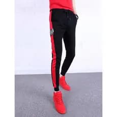 Homens verão magro-ajuste calças magras All-Match Leggings calças versão coreana preto mais magro olhar calças casuais j