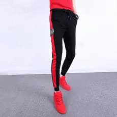 Spirit Guy Calças Masculinas Slim-fit Calças Até o Tornozelo Na Moda Adolescente Verão Fino Secagem Rápida Tornozelo-