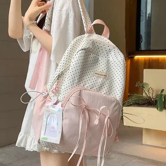 7.22 Huaxi novo produto mochila fofa para meninas 2025 grande capacidade estudantes do ensino médio mochila escolar