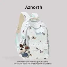 AZN novo produto 2026 novo estilo estilo coreano mochila feminina saco de escola de alto valor júnior estudante do ensin