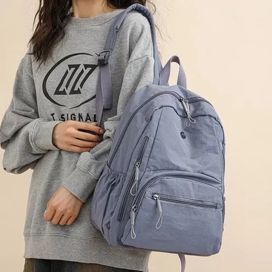 5.16 Huaxi Novo Produto de Viagem Leve Mochila Feminina High School College Student Mochila 2025 Mochila de Grande Capac