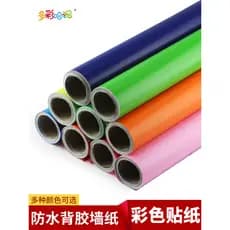 Adesivo colorido modelo mesa de areia Material PVC adesivo à prova d'água modelo adesivo de parede adesivo com letras