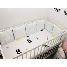 Bebê recém-nascido algodão Anti-colisão respirável quatro estações cama Universal Surround cama do bebê costura livre ci
