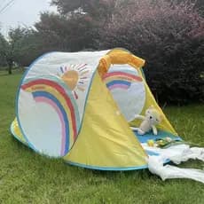 Versão coreana ins crianças arco-íris tenda bebê Indoor jogar casa ao ar livre parque à beira-mar acampamento protetor s