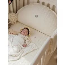 Estilo coreano cabeceira semicírculo almofada travesseiro quarto das crianças berço Tatami cama grande encosto puro algo