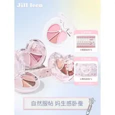 JILLLEEN Angel Bear Quatro Cores Deitado Silkworm Sombra Paleta Terra Cor Sombra Iluminando Natural Tridimensional Baixo