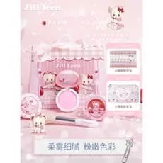 JILLLEEN morango urso nova versão monocromático macio névoa Blush paleta alto brilho reparação fosco brilho expansão est