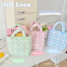 JILLLEENins estilo acolchoado bolsa feminina passeio piquenique portátil lancheira nova grande capacidade lavável