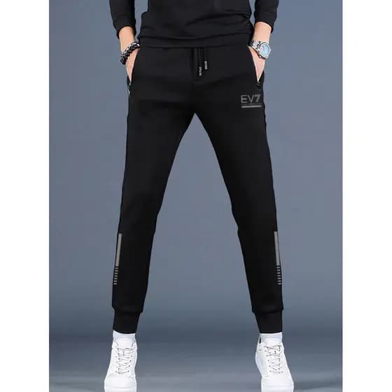 Calças de seda gelo de verão calças casuais finas calças esportivas de lã masculina All-Match Leggings calças masculinas