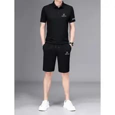 Camisa polo esportiva de manga curta terno masculino 2026 novo estilo juventude negócios Casual lapela fina camiseta ter