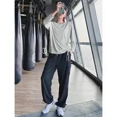 Roupas de Fitness femininas verão 2026 novo estilo manhã correndo respirável de secagem rápida roupas de Yoga de três pe