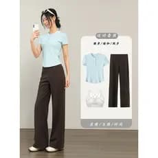 Roupas de Yoga terno de Fitness feminino verão fino de secagem rápida esportes de manga curta profissional Pilates trein