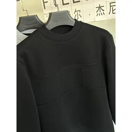 FILLJINY Estilo Minimalista Moletom de Gola Média All-Match Quente Meia Gola Alta Camisa de Fundo Inverno Flee