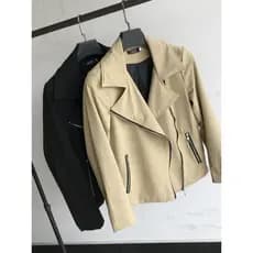 Moda masculina primavera outono roupas jaqueta de motocicleta único topos meninos outono Workwear Casual na moda lapela