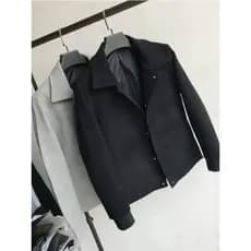 Jaqueta masculina primavera outono estilo All-Match lapela na moda estilo curto juventude bonito Casual topo veludo jaqu
