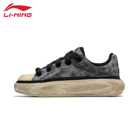China Li Ning série sapatos esportivos femininos 2026 novo estilo na moda All-Match sapatos casuais rendas tênis feminin