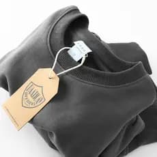 Moletom t Não Caro, Bonito Duplo, 330G Pesado Terry Cor Sólida Casual Gola Redonda Jaqueta Masculina Solta