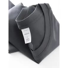 Design clássico com decote em V, Casual simples [versão ligeiramente solta. Amônia líquida 210g.Algodão puro] Manga curt