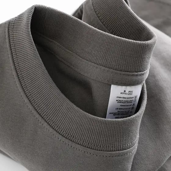 Bonito só certo!250g pesado japonês de manga curta camiseta masculina algodão puro grosso solto cor sólida em torno do p