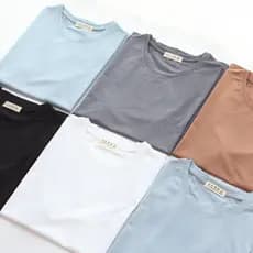 Modal algodão de manga curta camiseta masculina 2025 verão camisa de fundo cor sólida preto meia manga gelo seda de seca