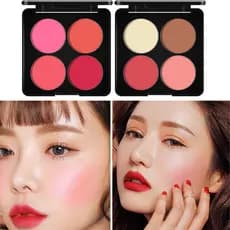 Estudante blush palco maquiagem mostrar maquiagem artista dedicado Multi-cor blush Rouge alto brilho contorno tudo-in @