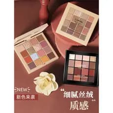 Paleta de sombras estilo influenciador, maquiagem colorida da terra, estudante barato, oficial, autêntico, 2026, novo es