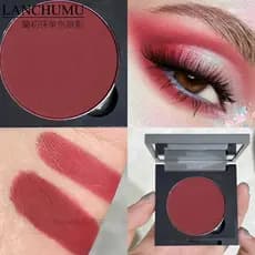 Paleta de sombras vermelhas europeu americano Retro fosco framboesa borgonha Maple Leaf ferrugem vermelho menina pôr do