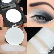 Lanchumu First Chumu Matte White Eyeshadow Palette Monocromático Capa de pó de alto brilho Tear Groove Linhas nasolabiai