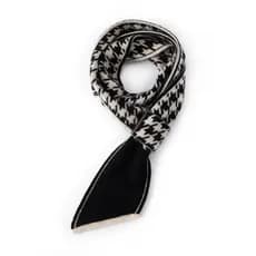 Outono inverno Cashmere malha pequeno cachecol feminino pescoço proteção quente perfurado lã cachecol All-Match cachecol