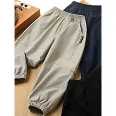 Crianças roupas crianças primavera calças meninos calças casuais 2026 primavera outono novo estilo médio grande crianças