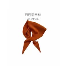 Cachecol triangular feminino outono inverno laranja 100% lã caxemira soquete cachecol proteção Cervical cachecol de malh