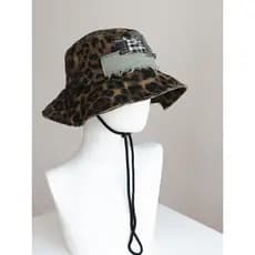 Original High-End nicho leopardo impressão remendo balde chapéu Cowboy chapéu ao ar livre outono inverno novo estilo est