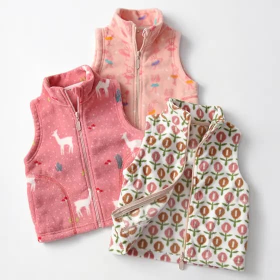 Meninas colete de lã roupas de outono novo estilo roupas infantis colete de lã do bebê colete térmico crianças outono in