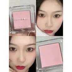 Morango Leite Menina Pó juduo Flor de Laranja Monocromático Blush Creme Leite Assado Chá Cor 35 Blush Roxo 52 Blush Azul
