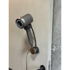 Suporte de secador de cabelo preguiçoso pessoas mãos livres banheiro secador de cabelo cabide secador de cabelo pendurad