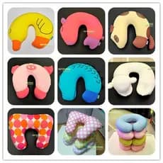 Qualidade floco de neve espuma partículas variedade Software dos desenhos animados Animal boneca em forma de U pescoço t