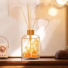 Flor preservada Perfume garrafa plana aromaterapia sem fogo interior Hotel toalete difusor de longa duração planta óleo