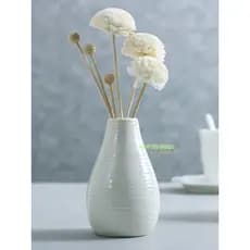 LA ''''vie Parfaite Garrafa de Cerâmica Branca Sem Fogo Aromaterapia Óleo Essencial Perfume Interior Fragrância Conjunto