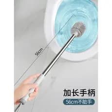 Escova de vaso sanitário sem ângulo morto, escova de limpeza de vaso sanitário, cabelo macio, Kit de limpeza doméstica,