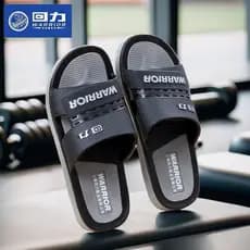 Shanghai puxar para trás chinelos masculinos esportes de verão ao ar livre usar sola grossa antiderrapante casa interior