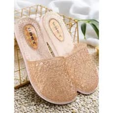 Shanghai Juli Crystal Toe-Covered Chinelos Femininos Casa Interior Ao Ar Livre Lazer Sandálias Chinelos Respirável Banhe