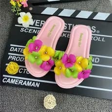 Meninas chinelos verão antiderrapante moda exterior usar sandálias chinelos influenciador bonito pequena princesa pequen