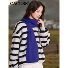 Outono inverno pequeno cachecol feminino quente confortável cachecol versão coreana simples cachecol de malha estilo jap