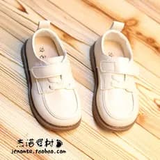 Meninos pequenos sapatos de couro bege estilo britânico sapatos de bebê meninos 1-2-3-4-5 anos de idade sola macia prima