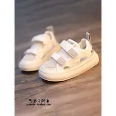 Sandálias para meninos 0-1-2-6 anos de idade verão Baotou sola macia meninas sapatos de malha única malha respirável sap