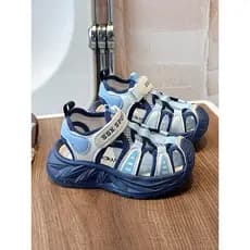 Crianças sandálias verão Casual Toe-coberto sapatos respiráveis 1 a 5 anos de idade meninos leve esportes meninas 2026 n