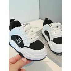 Crianças sapatos esportivos meninos outono novo estilo sapatos de sola macia meninas versão coreana sapatos brancos ao a