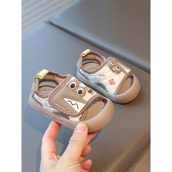 Sandálias de bebê masculino 1-4 anos de idade bebê sola macia sapatos da criança feminino verão antiderrapante crianças